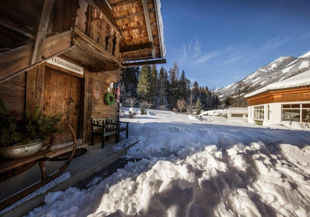 Relax&Wanderhotel Poppengut Hinterstoder Buitenkant foto
